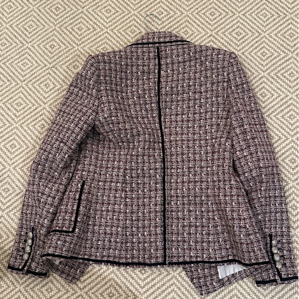 Veronica Beard Theron Tweed Blazer - Picture 3 of 4